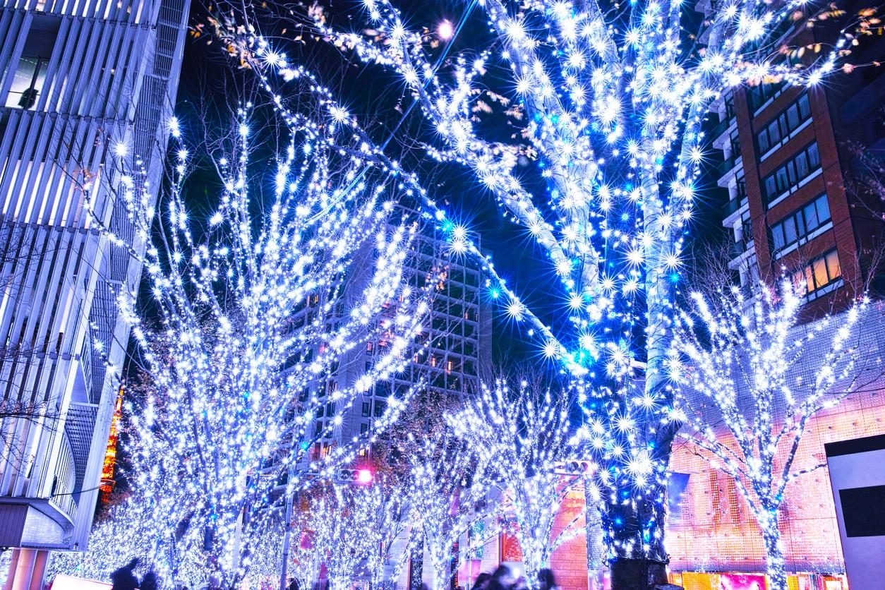 Roppongi Keiryozaka Christmas illumination