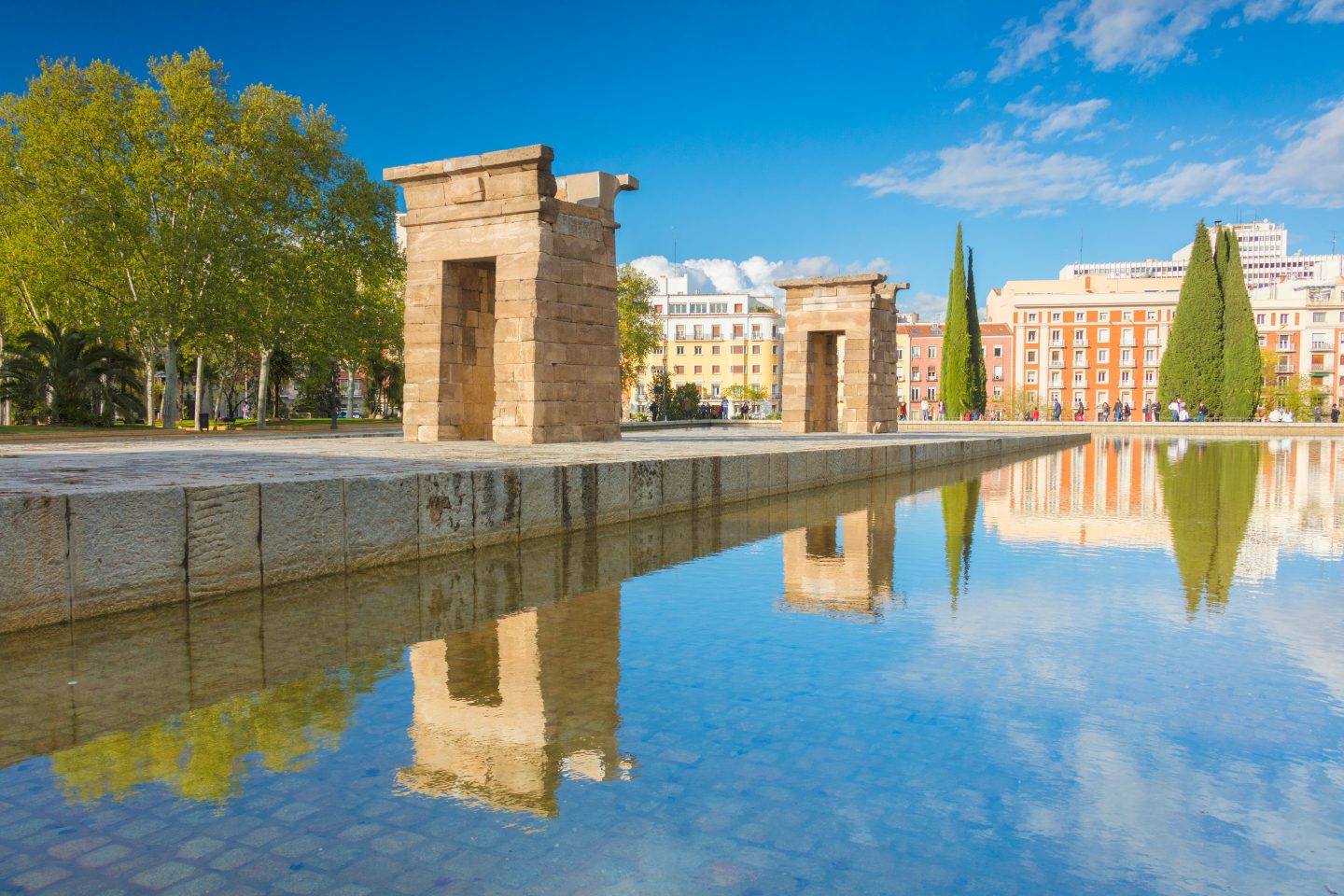Egyptian Temple of Debod, (Templo de Debod), Parque del Oeste, Madrid, Spain