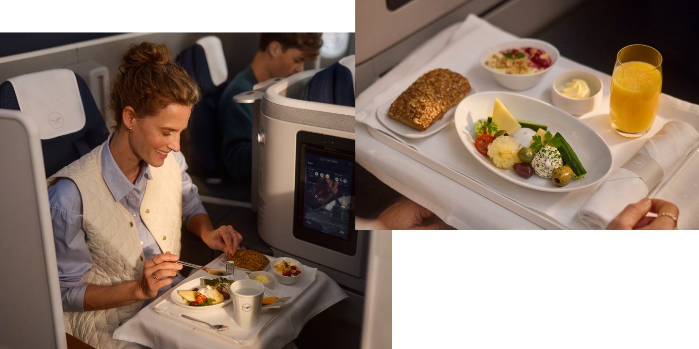 ビジネスクラス 長距離路線のメニュー | Lufthansa