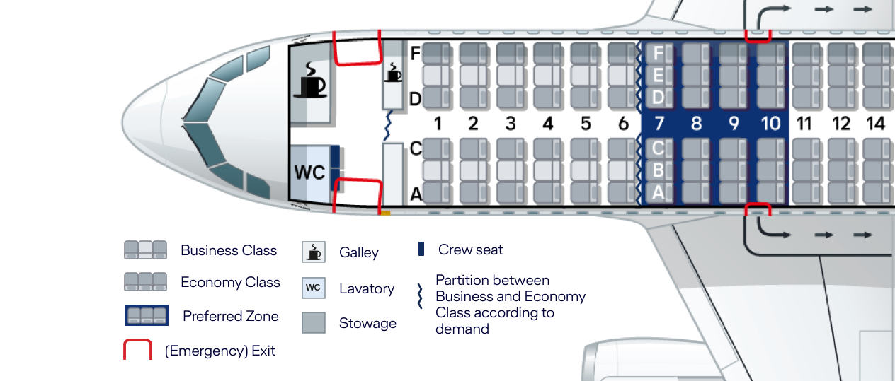 Airbus A319 Seating Chart Lufthansa