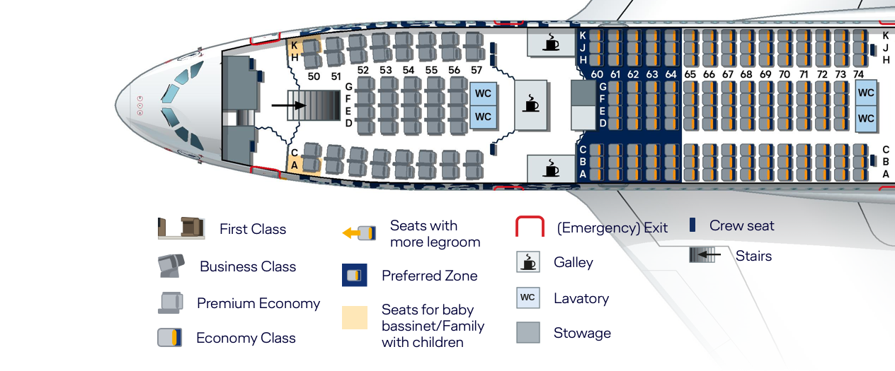 Lufthansa A380 Seating Chart