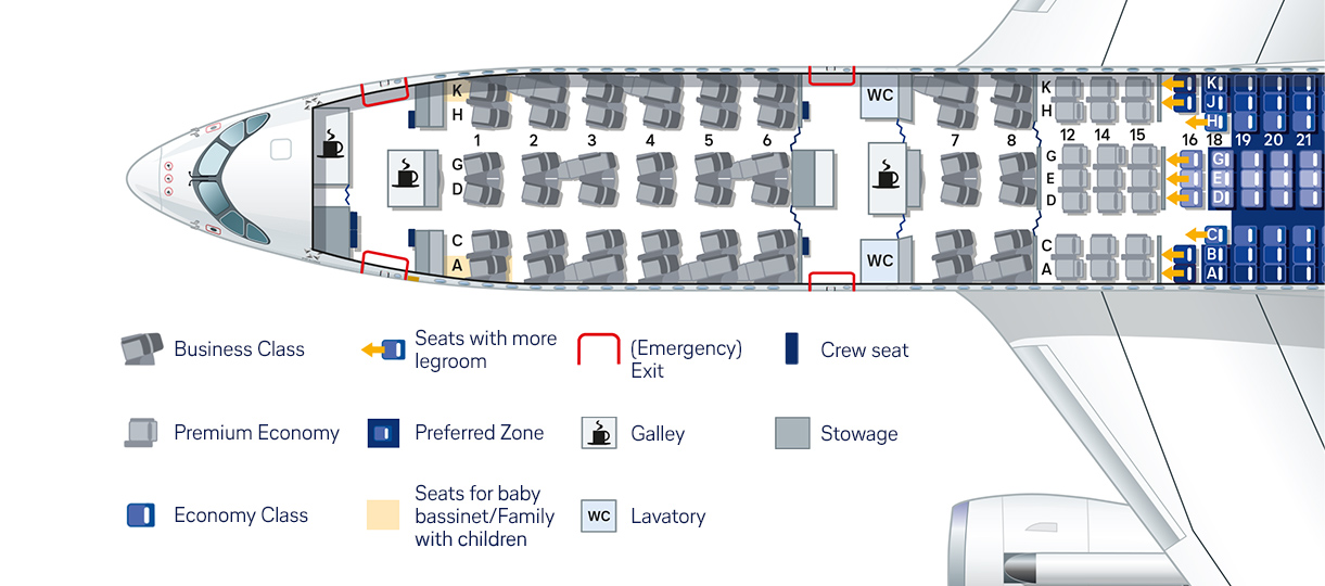 Lufthansa Flight 425 Seating Chart