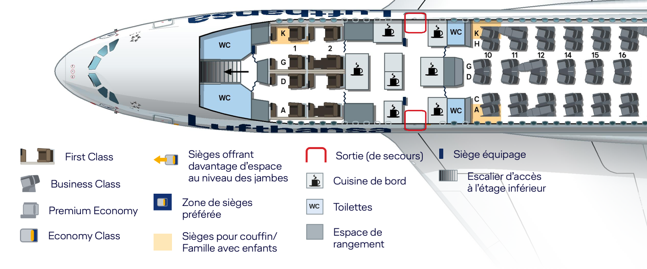 Luxury 30 of Cabine A380 Lufthansa