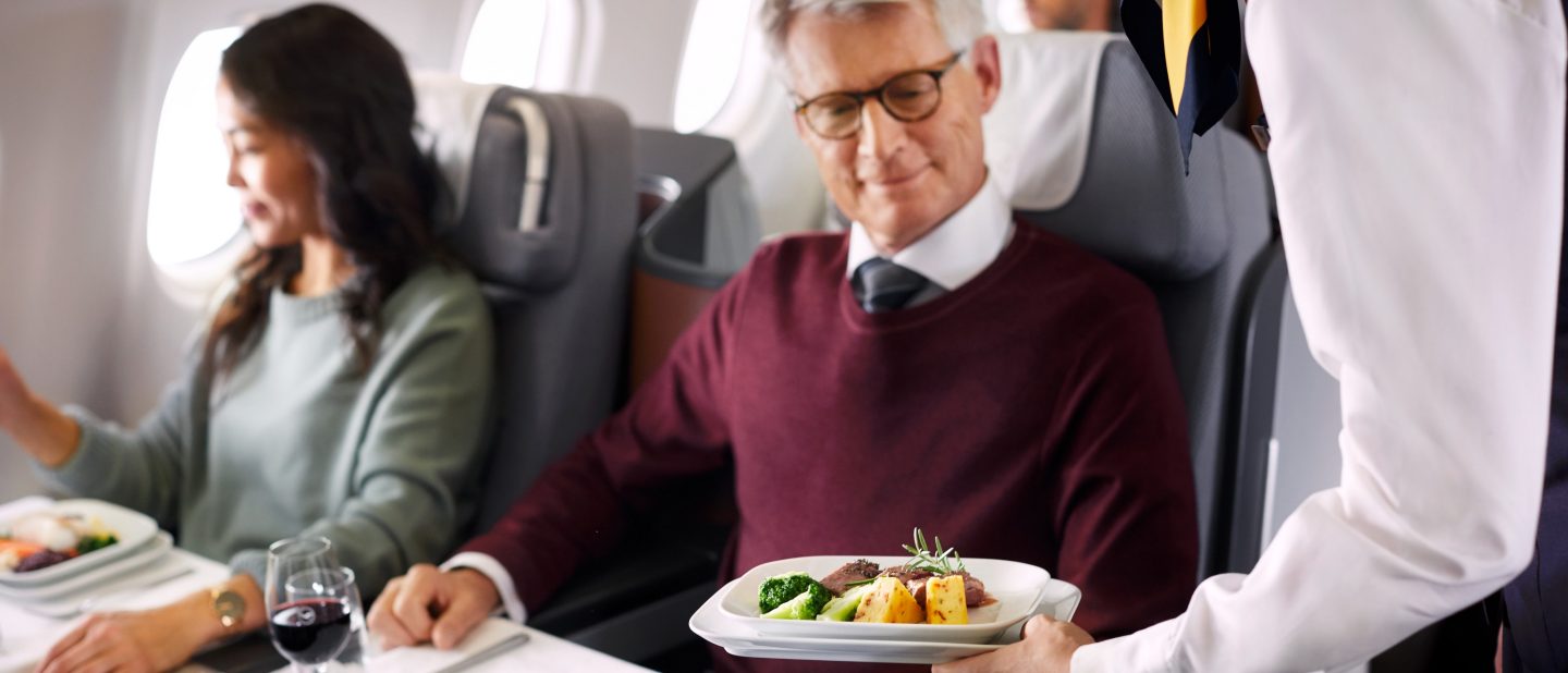 Menus on long-haul flights Lufthansa