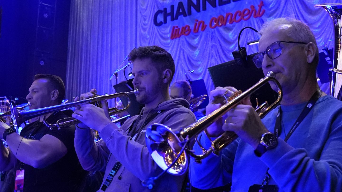 Orchestra rehearsal of the trumpeters at the Hamburg Schauspielhaus
