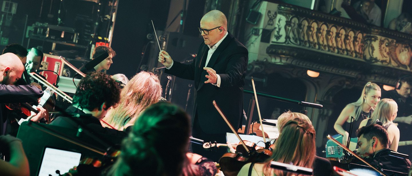 Orchestra rehearsal with conductor at the Hamburg Schauspielhaus