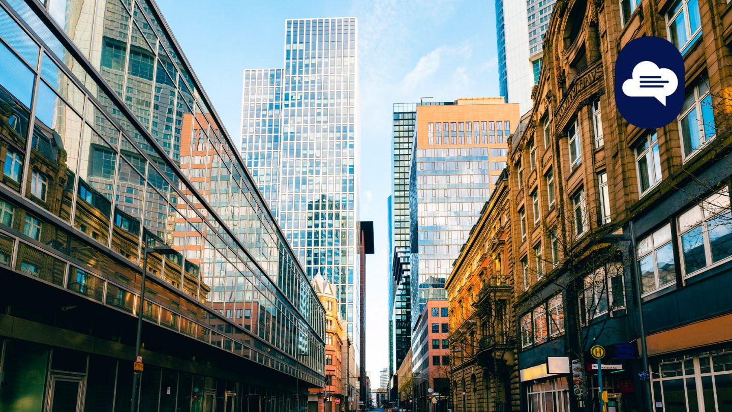 Team Stories: Street canyon in Frankfurt am Main