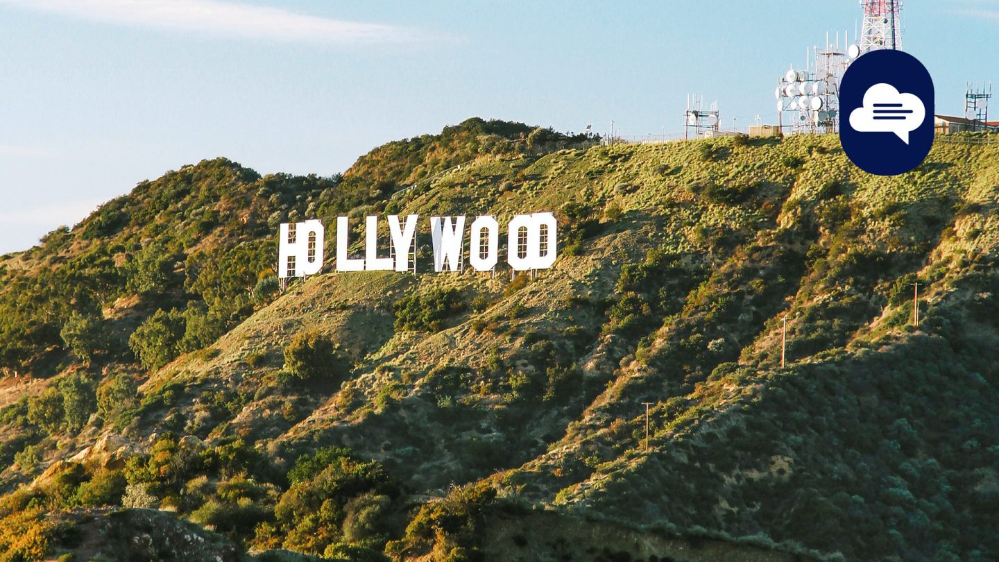 Team Stories: Blick auf den Hollywood Schriftzug in den Hills