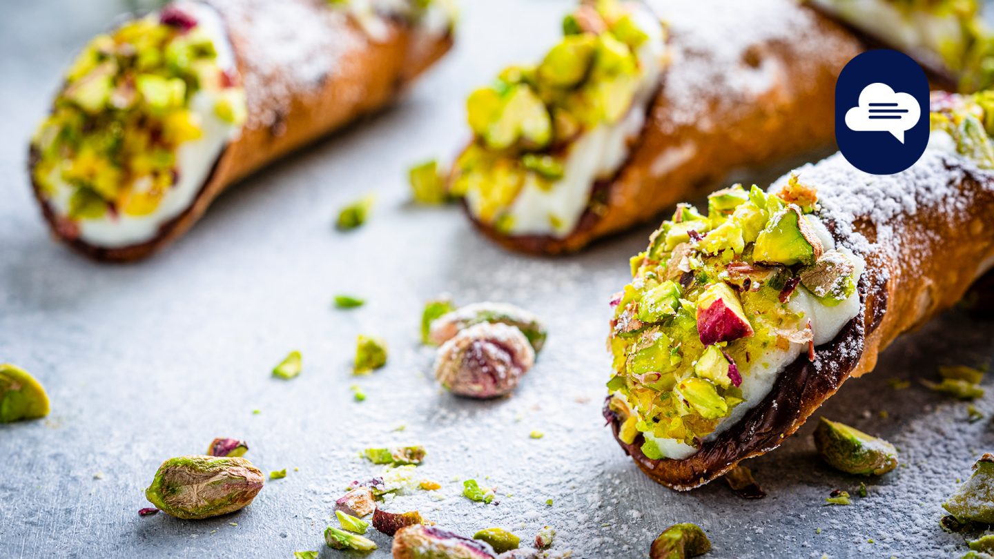Team Stories: Close-up of Italian cannoli